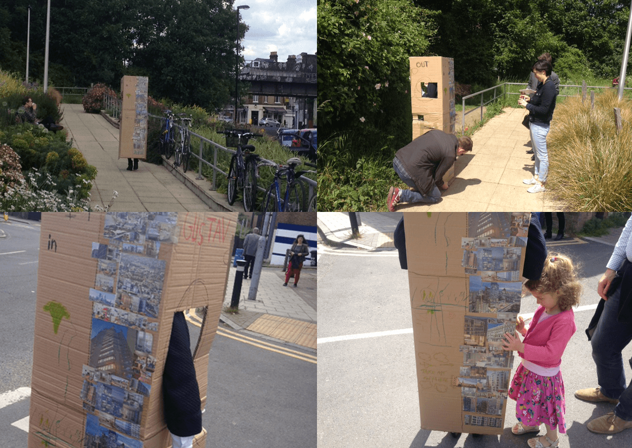 'Luxurious Matchbox'<br><br>The Brockley Max arts festival, London, Mixed media , life size