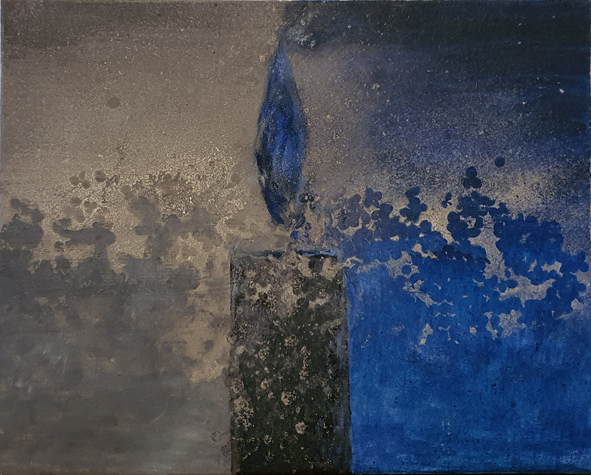 'Aout' - 2021 - mixed media - 61 x 40 cms